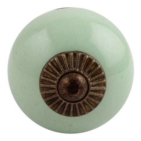 Solid Light Grey Antique Fitting Ceramic Wardrobe Knob Online